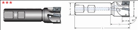 Suporte p/ Fresamento APLX 1003 PDTR